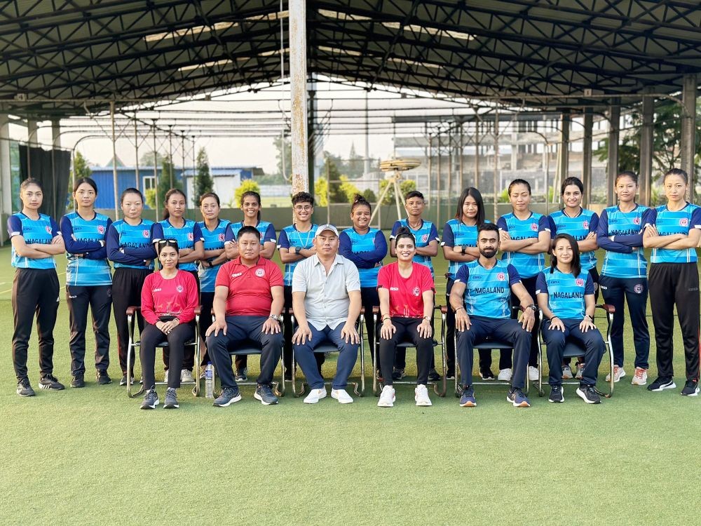 Members of Team Nagaland for the upcoming Senior Women’s T20 Trophy 2023-24 pose for lens after the announcement of the squad on October 16. (Photo Courtesy: NCA)